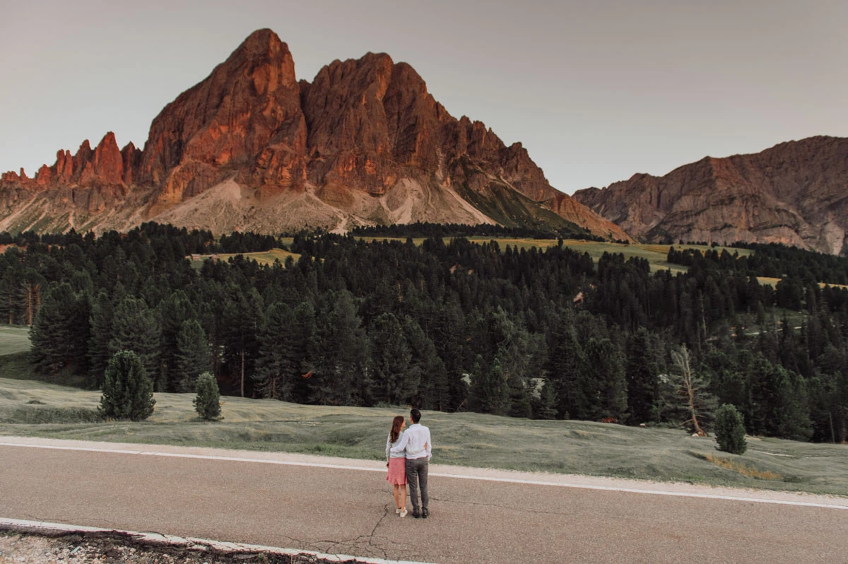 Real Dolomites wedding and pre-wedding photography — image 3