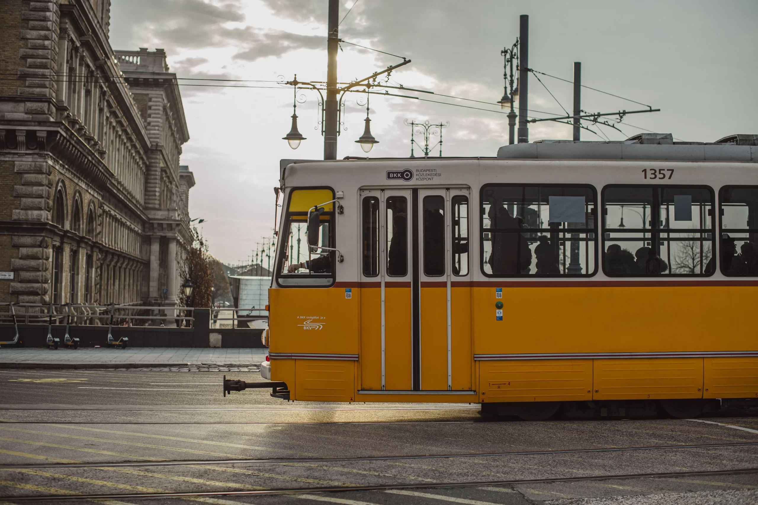 Couple during a Budapest pre-wedding photoshoot
