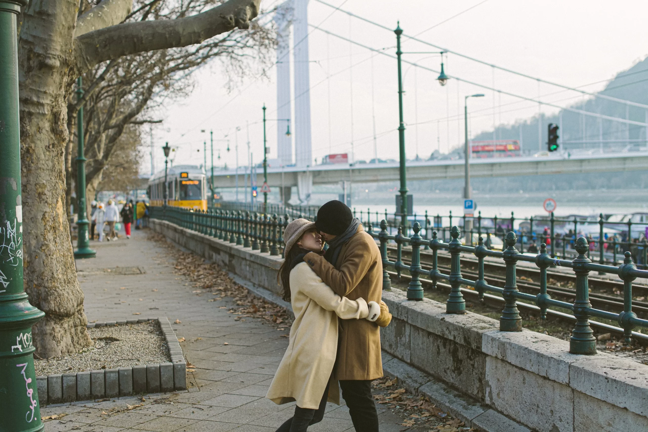 Budapest pre-wedding portrait by Janis Ratnieks