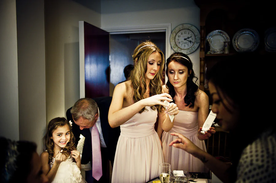 Guests at St Peter’s Italian Church wedding in London