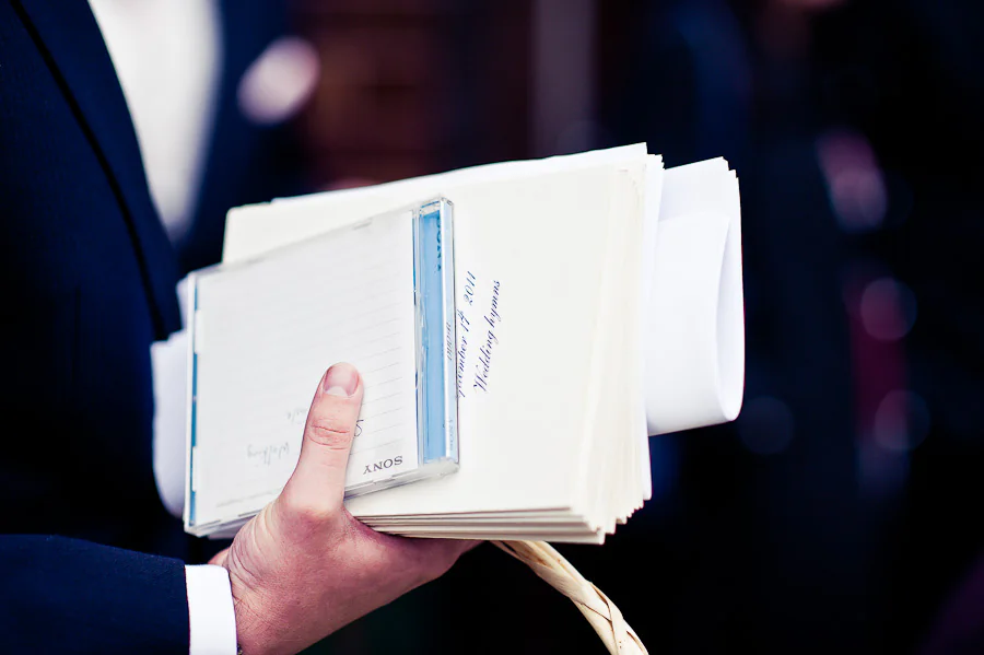 Zoe and Michael at their Catholic wedding in London