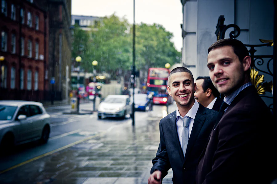 Zoe and Michael at their Catholic wedding in London