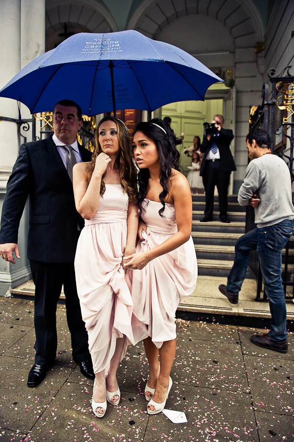Zoe and Michael at their Catholic wedding in London