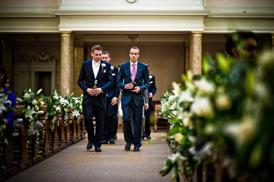 Zoe and Michael at their Catholic wedding in London