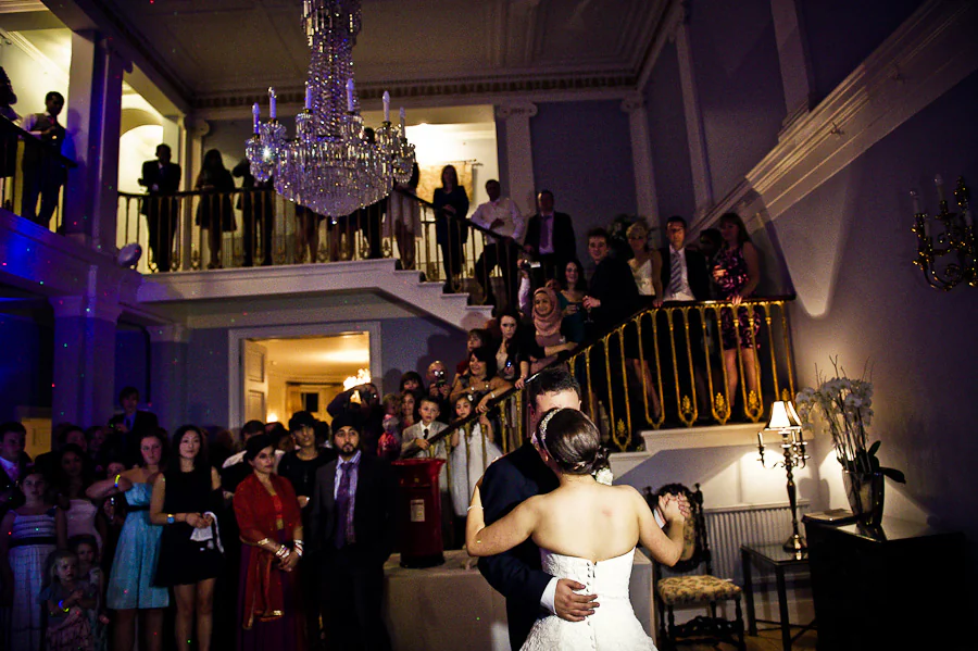 Zoe and Michael at their Catholic wedding in London