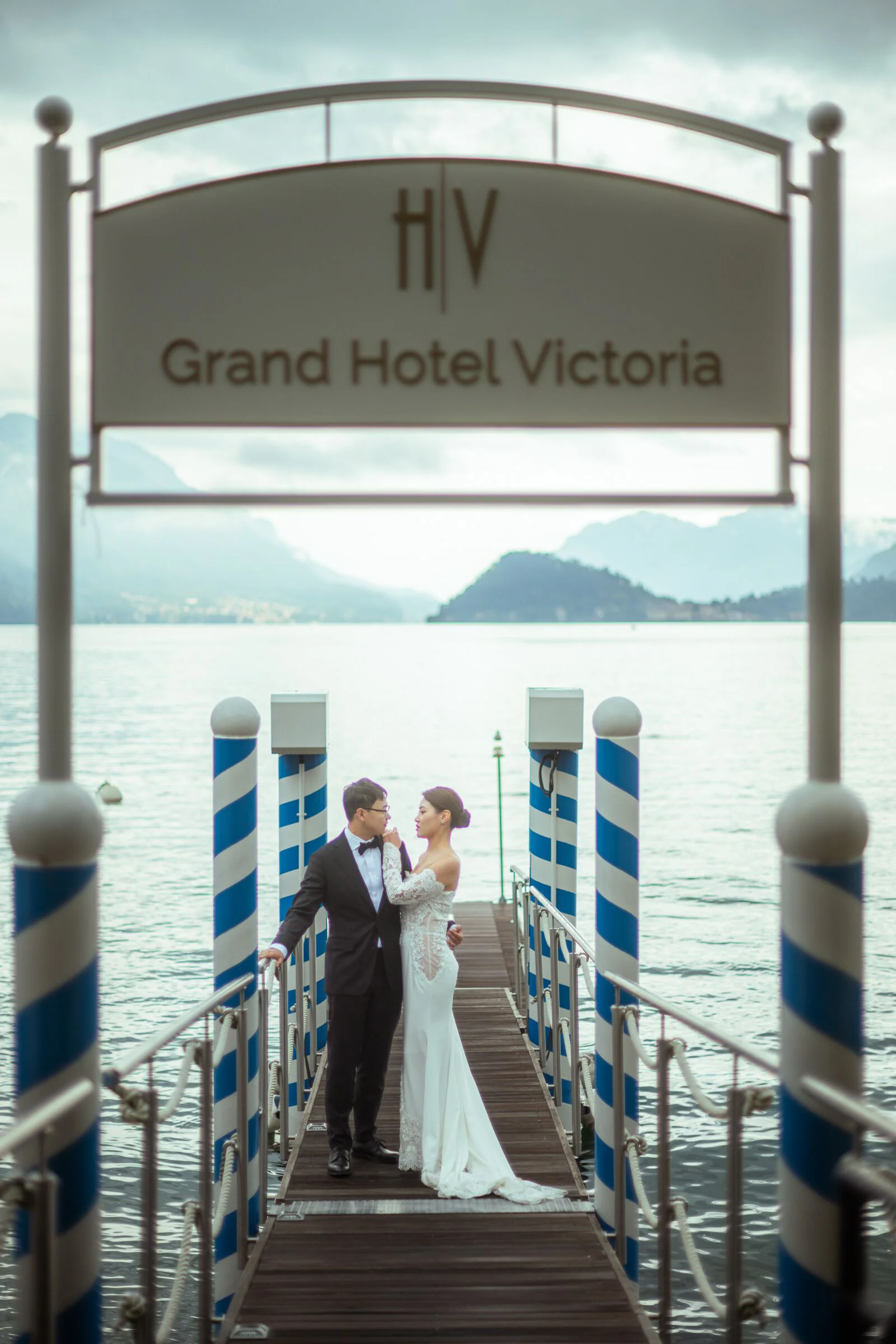 Private Lake Como elopement at Villa Iris with lakeside garden dinner