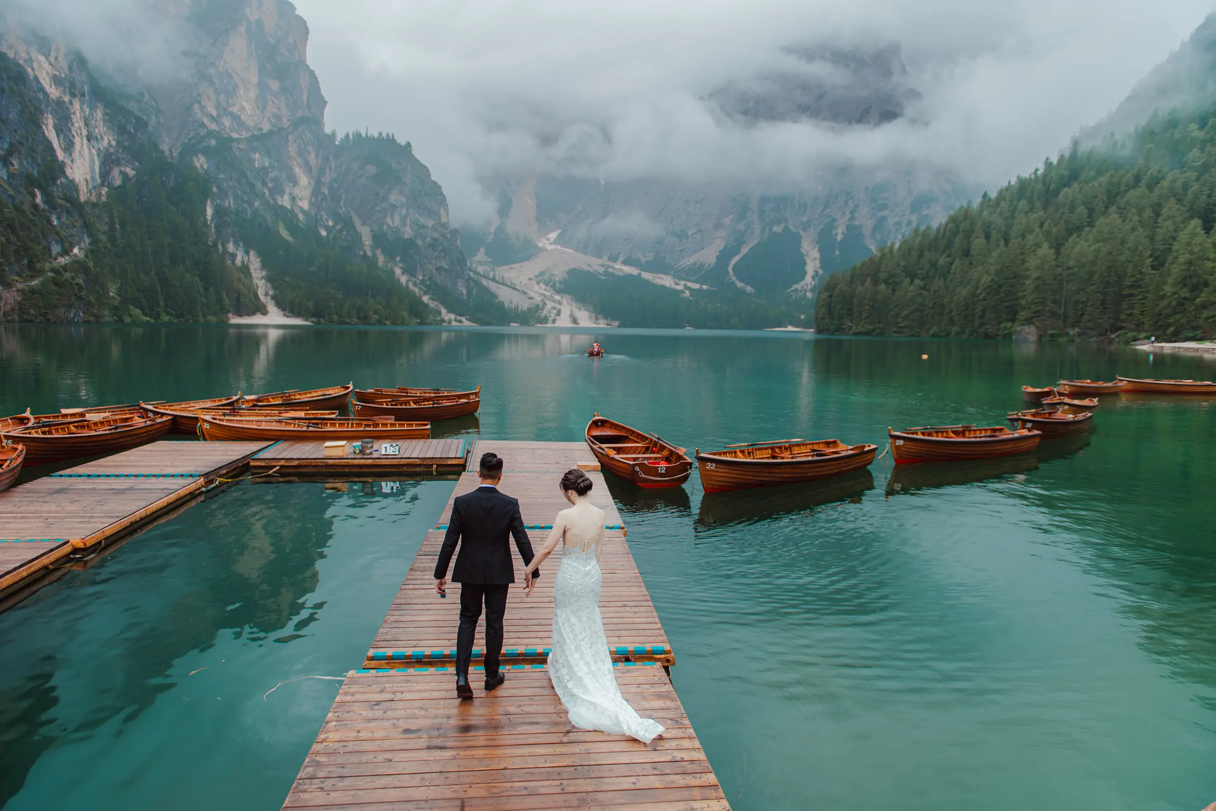 Destination wedding photographer in the Dolomites, Italy