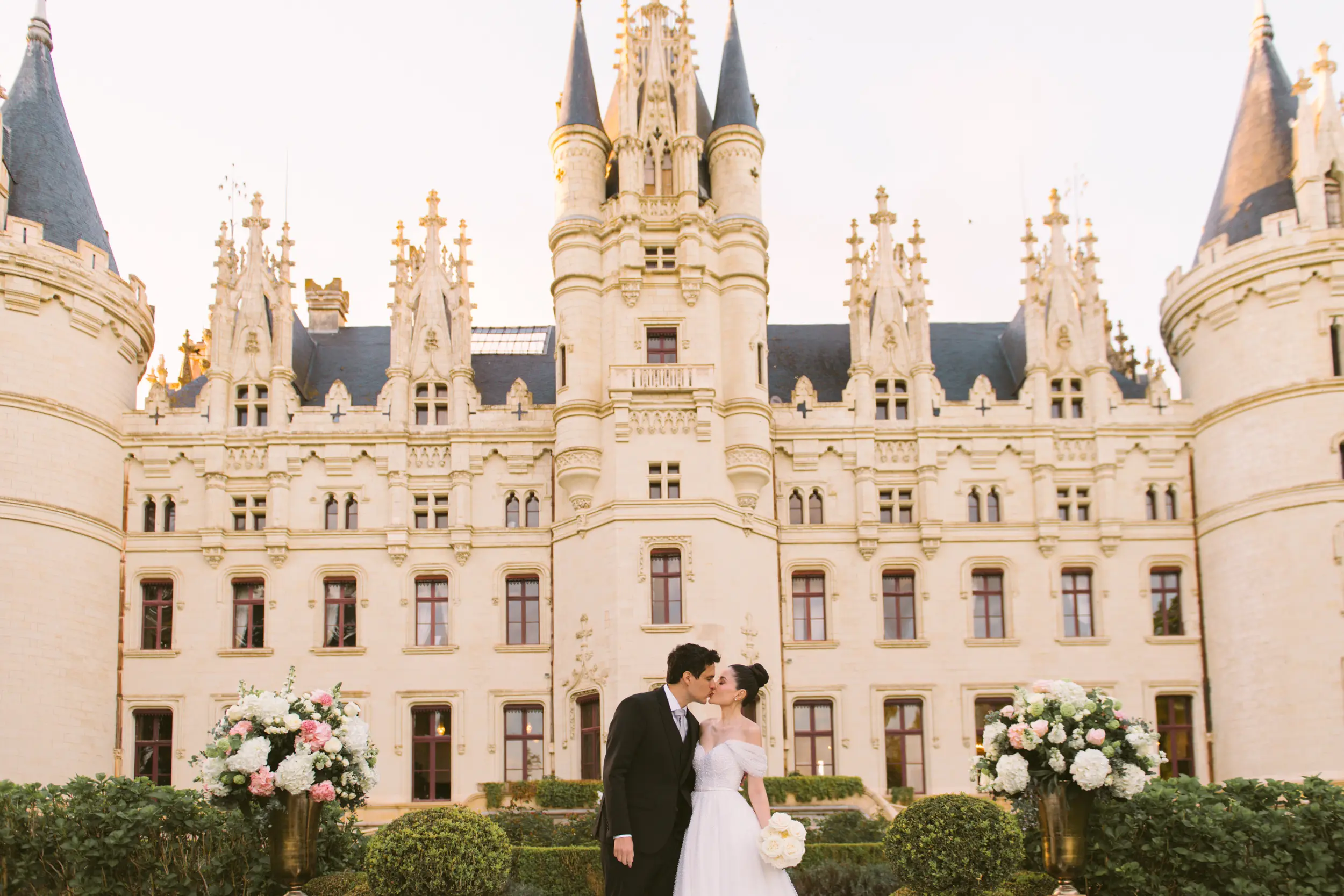 Chateau de Challain destination wedding photography in France by Janis Ratnieks