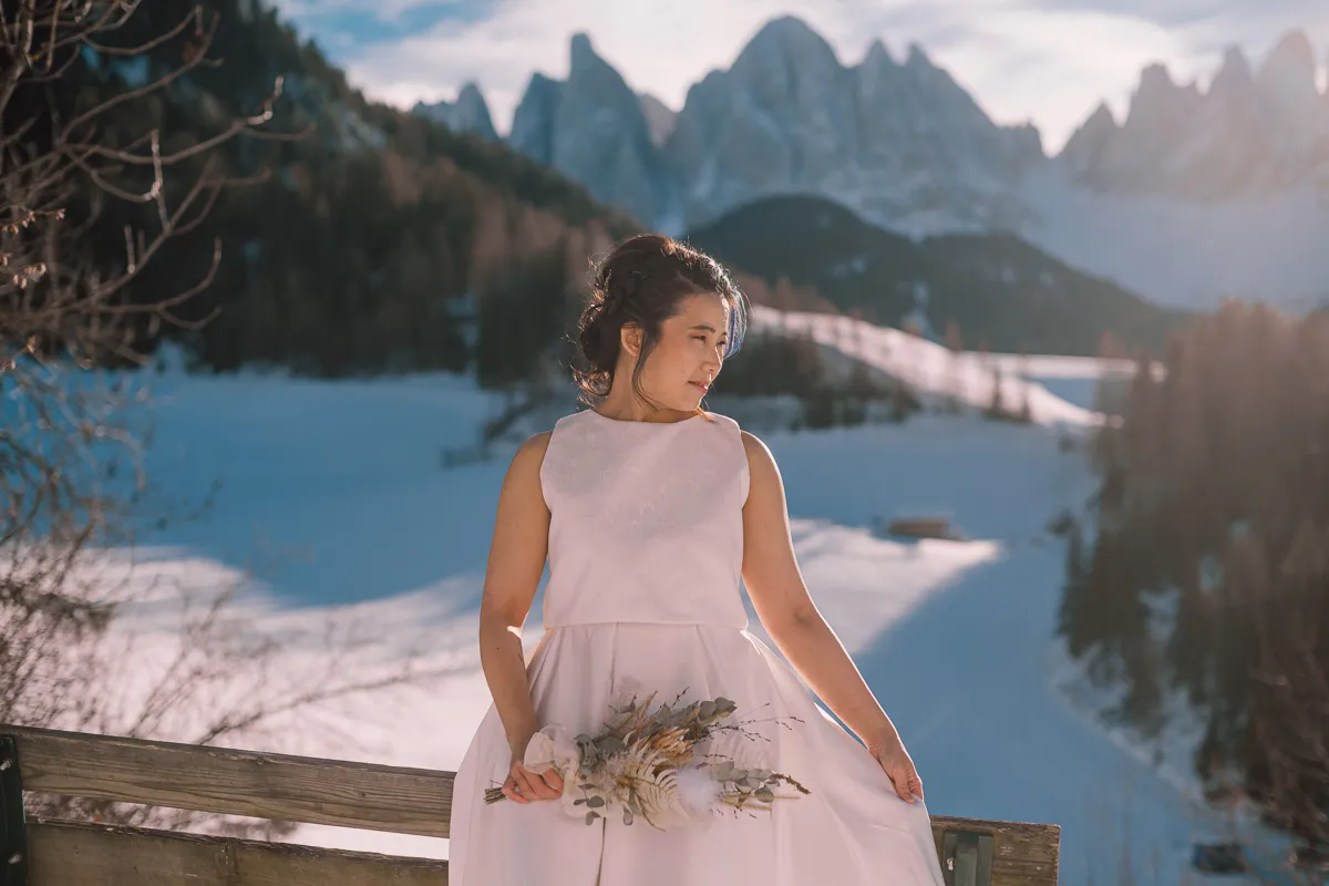 Real Dolomites wedding and pre-wedding photography — image 15