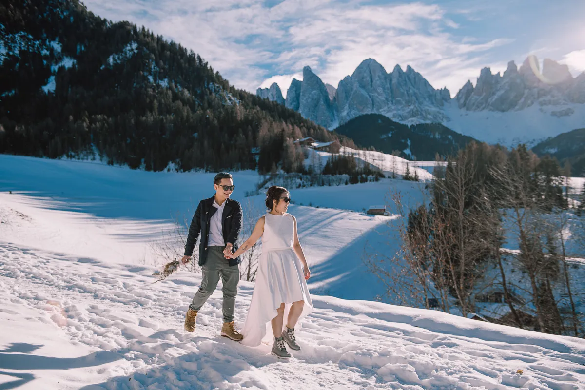Christmas Market Prewedding Photoshoot