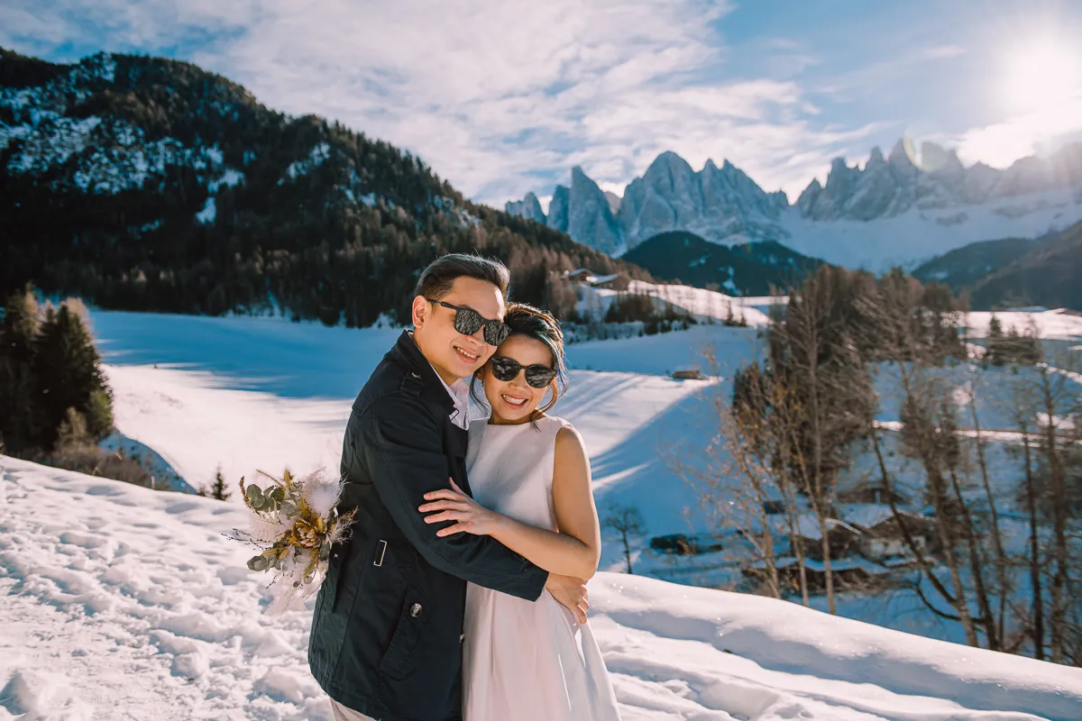 Christmas Market Prewedding Photoshoot