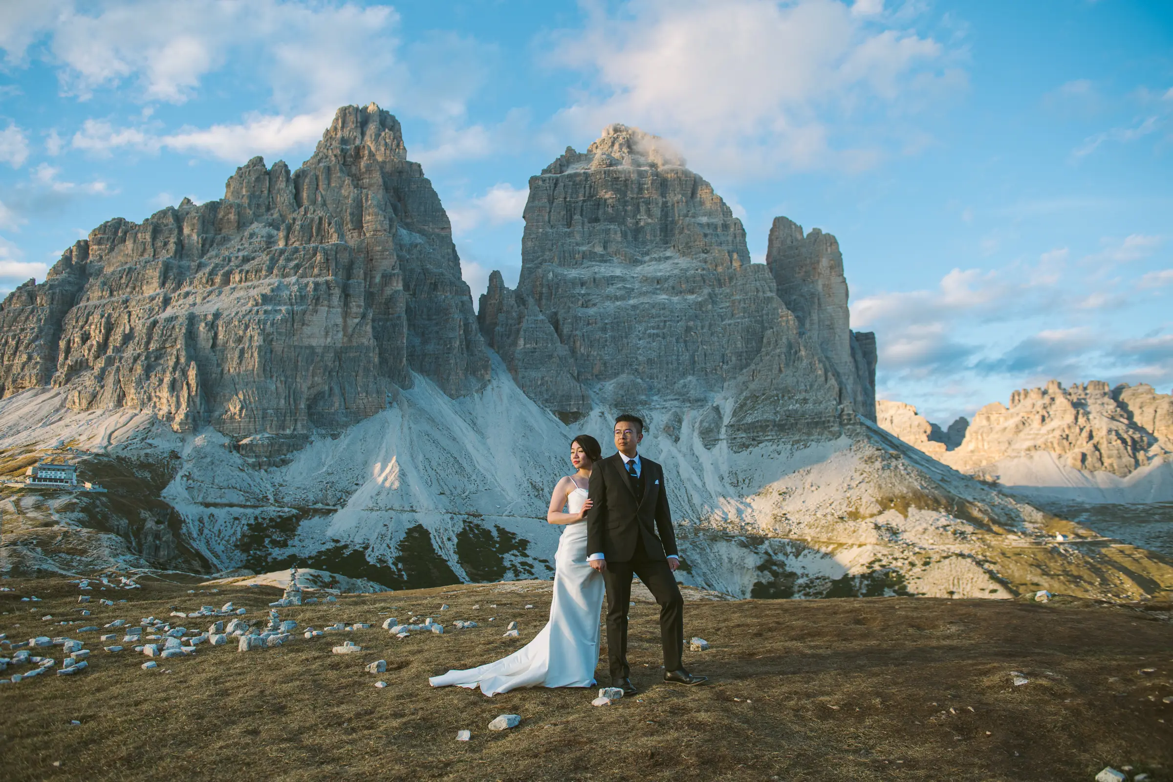 Destination wedding photography in the Italian Dolomites