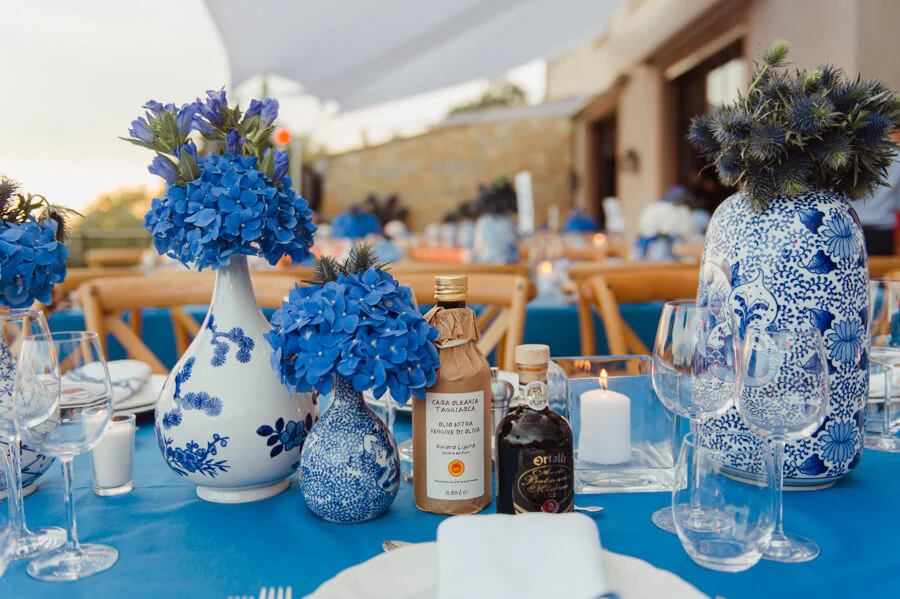 blue wedding theme