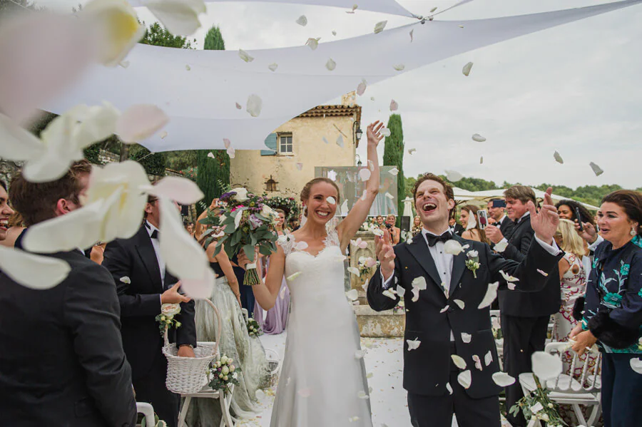 floral wedding confetti