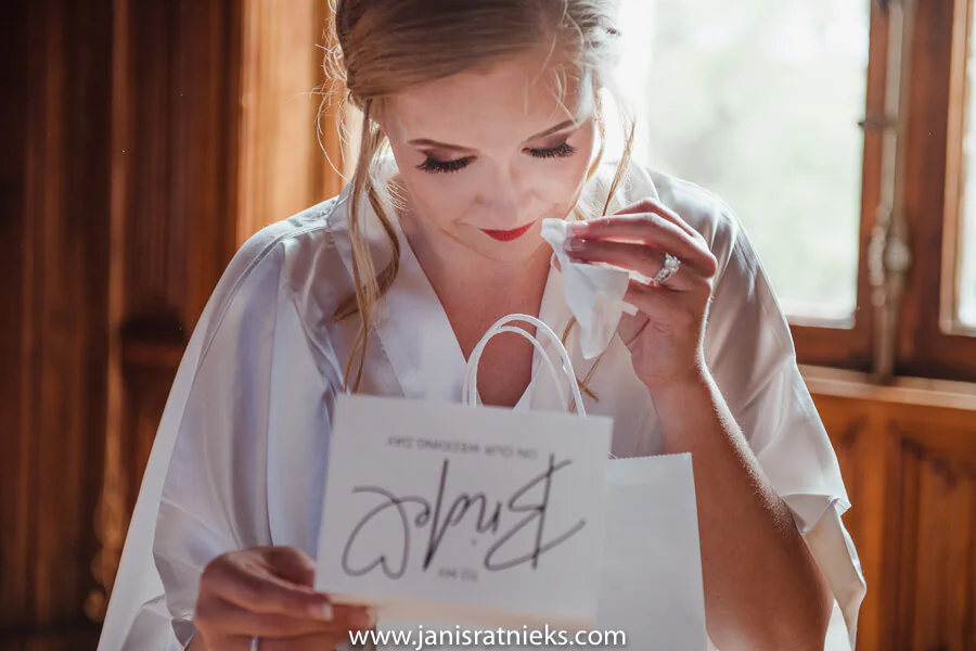 love letter in wedding
