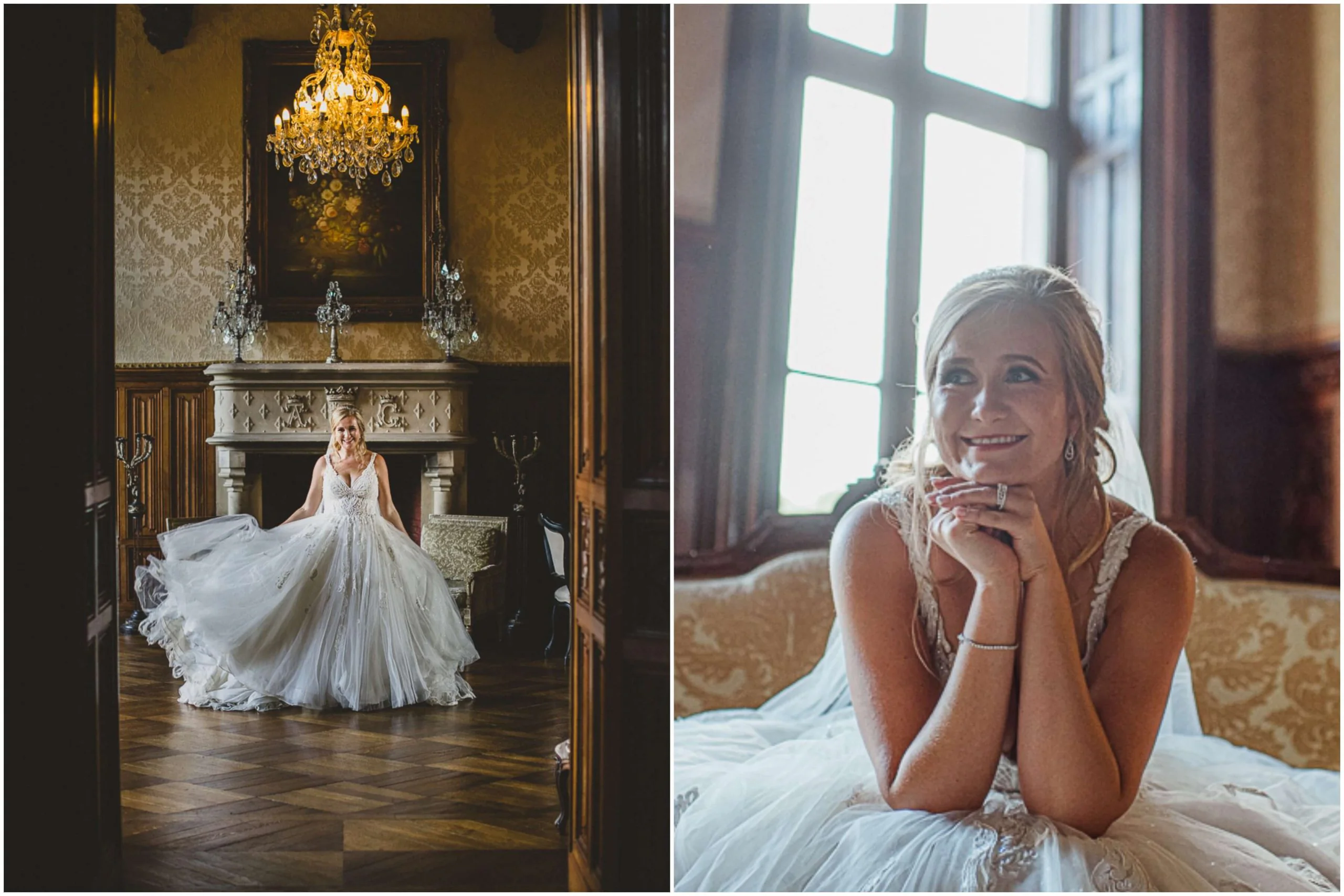 Black-and-White Themed Wedding in France photograph 26 in France