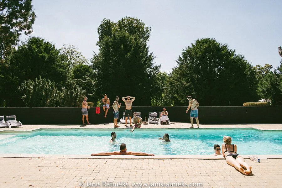 wedding venue with pool