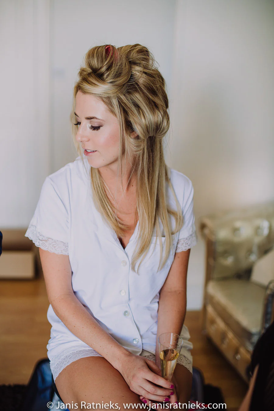 bride nearly ready