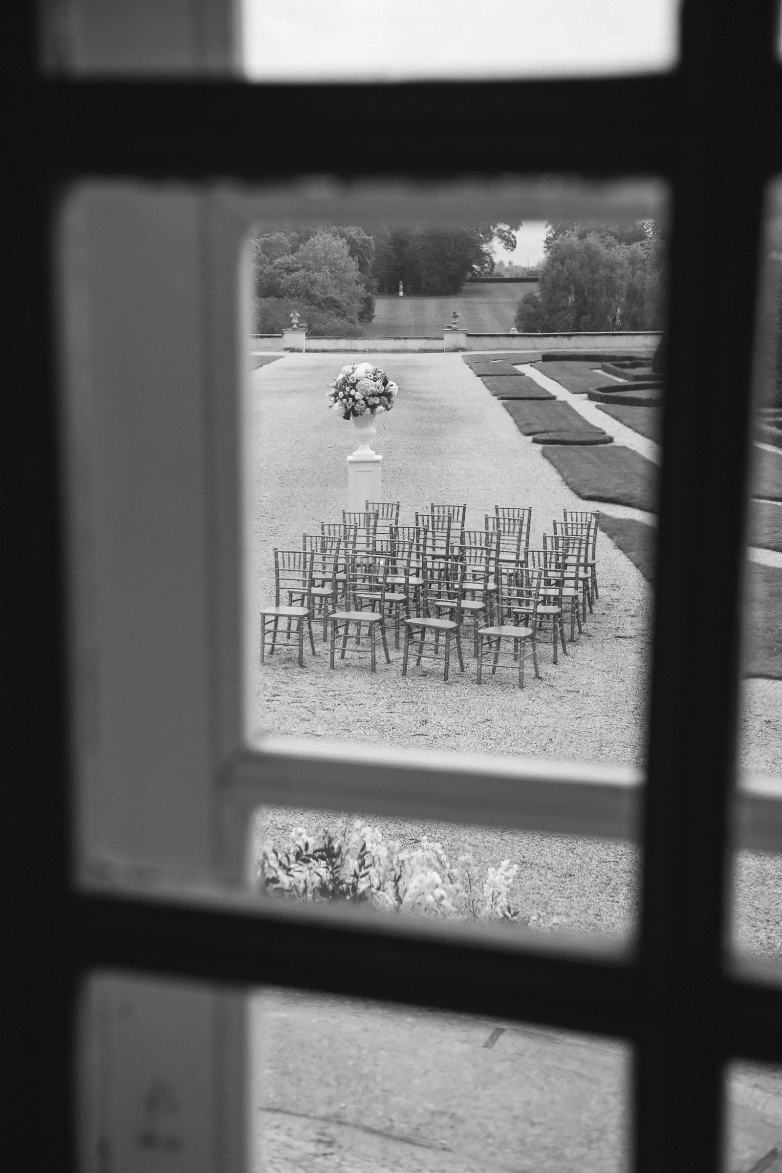 A garden ceremony, summer rain and an evening that ended in fireworks