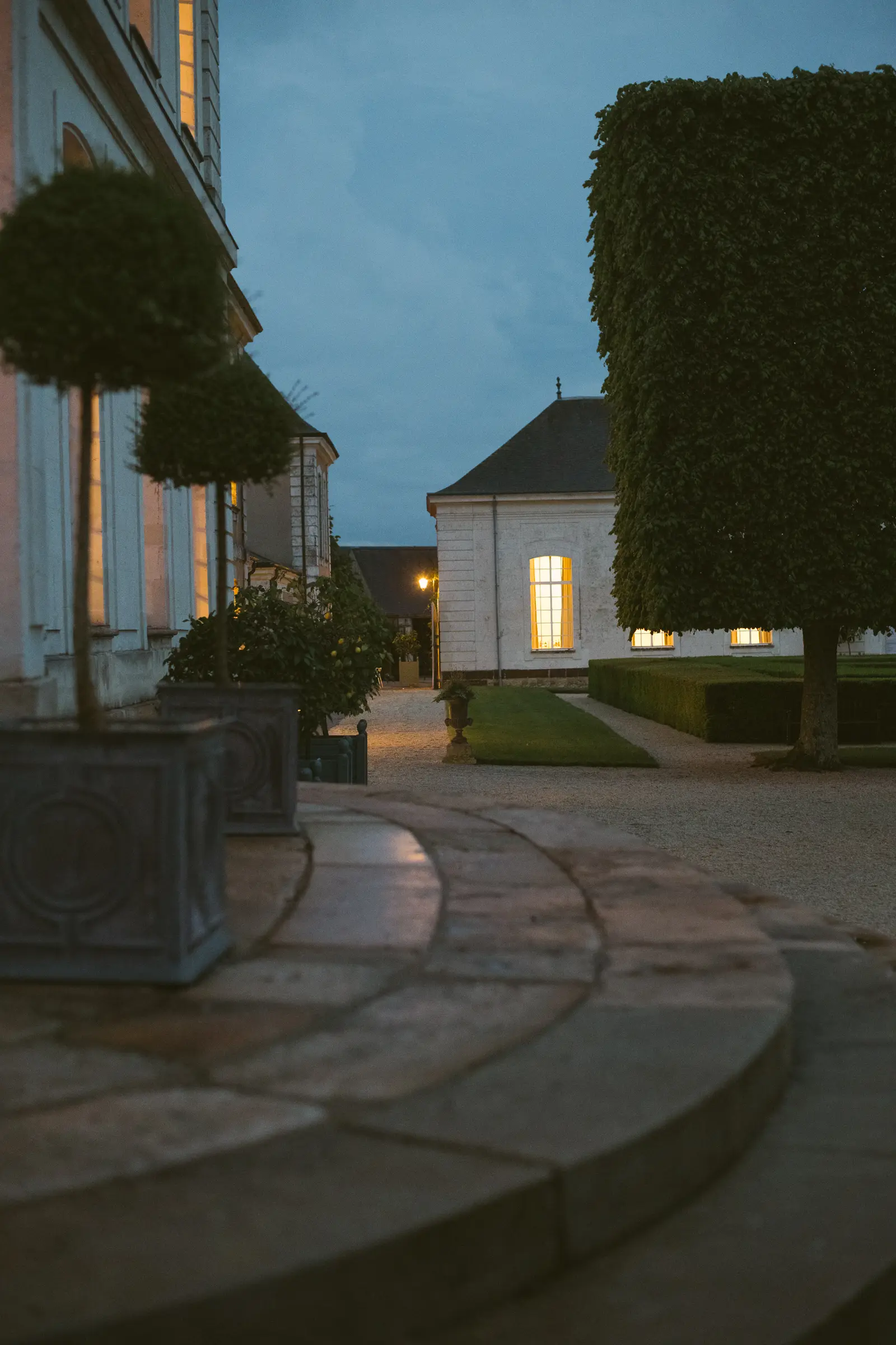 A garden ceremony, summer rain and an evening that ended in fireworks