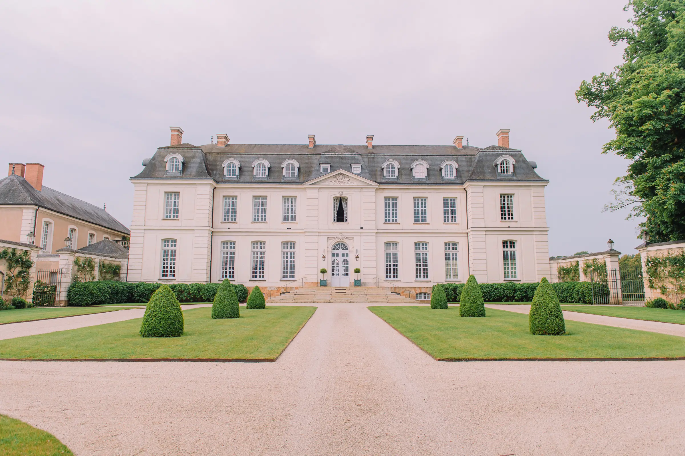 A garden ceremony, summer rain and an evening that ended in fireworks