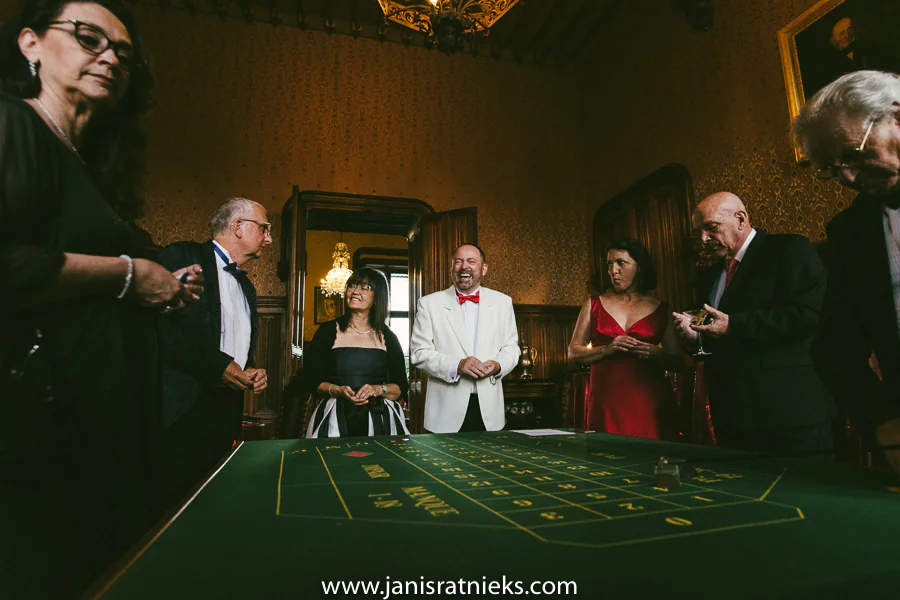 james bond casino theme wedding party