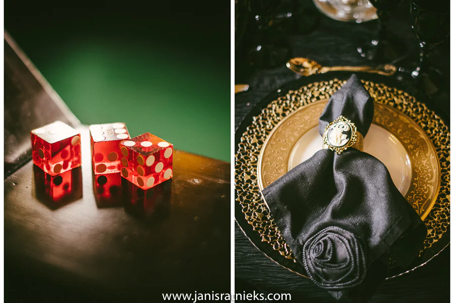 james bond wedding decors