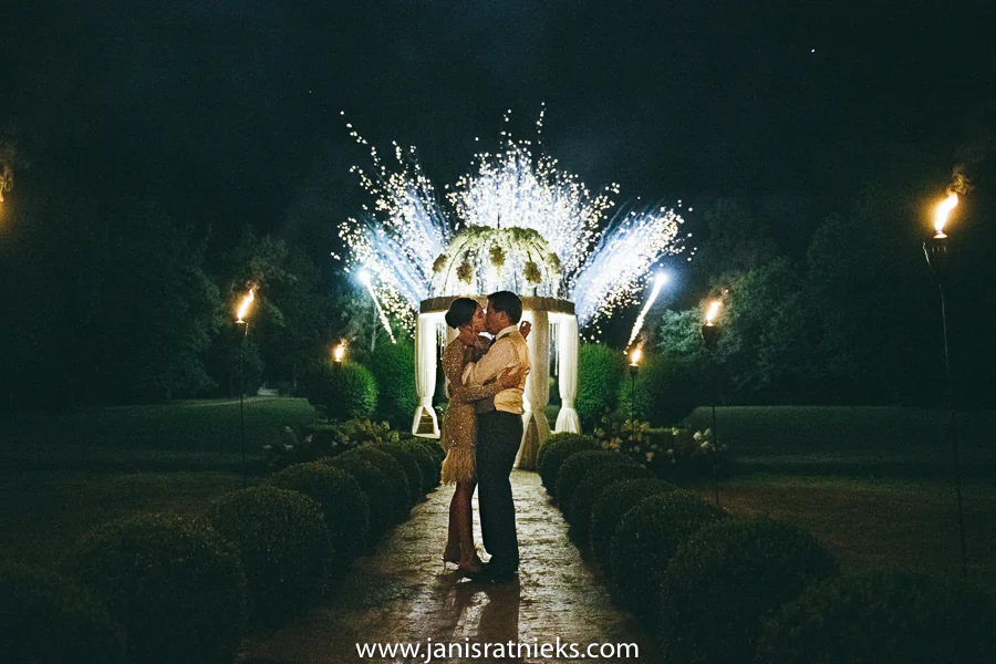 wedding fireworks