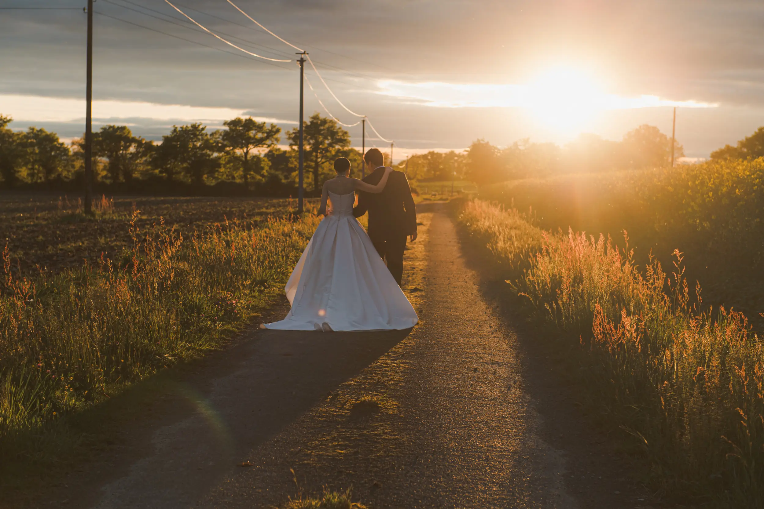 Château Challain wedding — garden