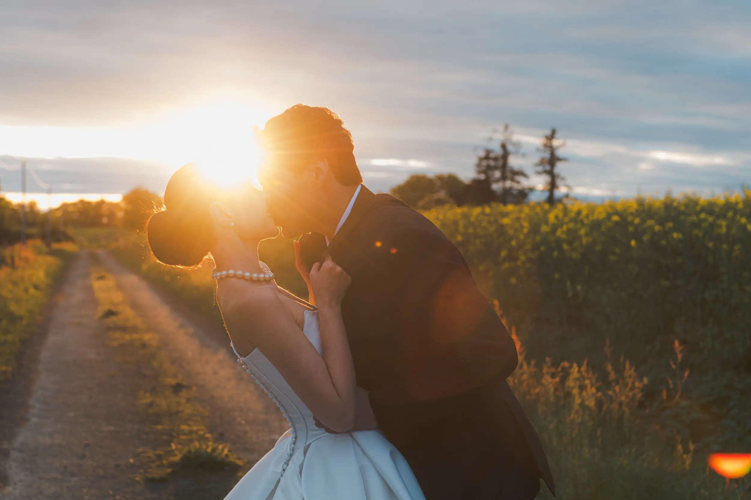 Château Challain wedding — garden