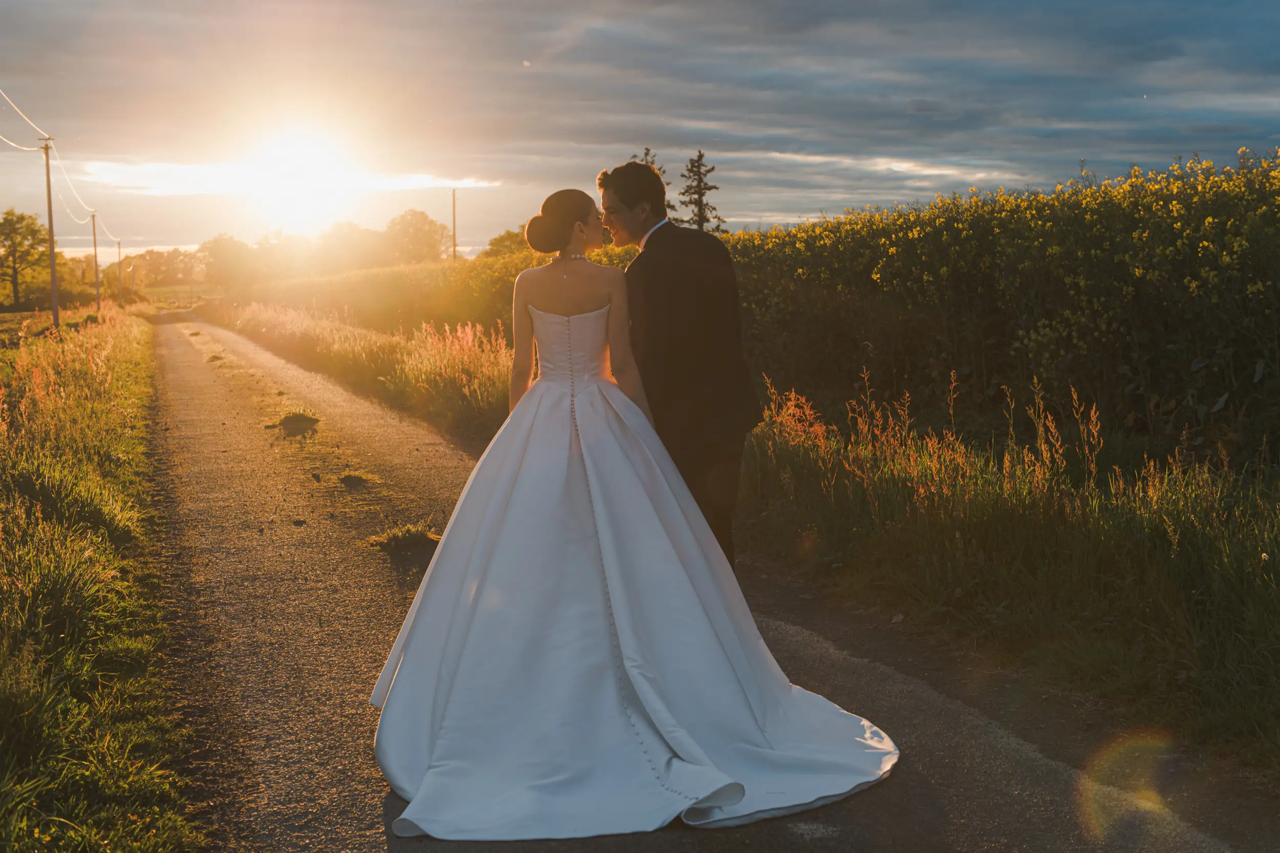 Château Challain wedding — garden