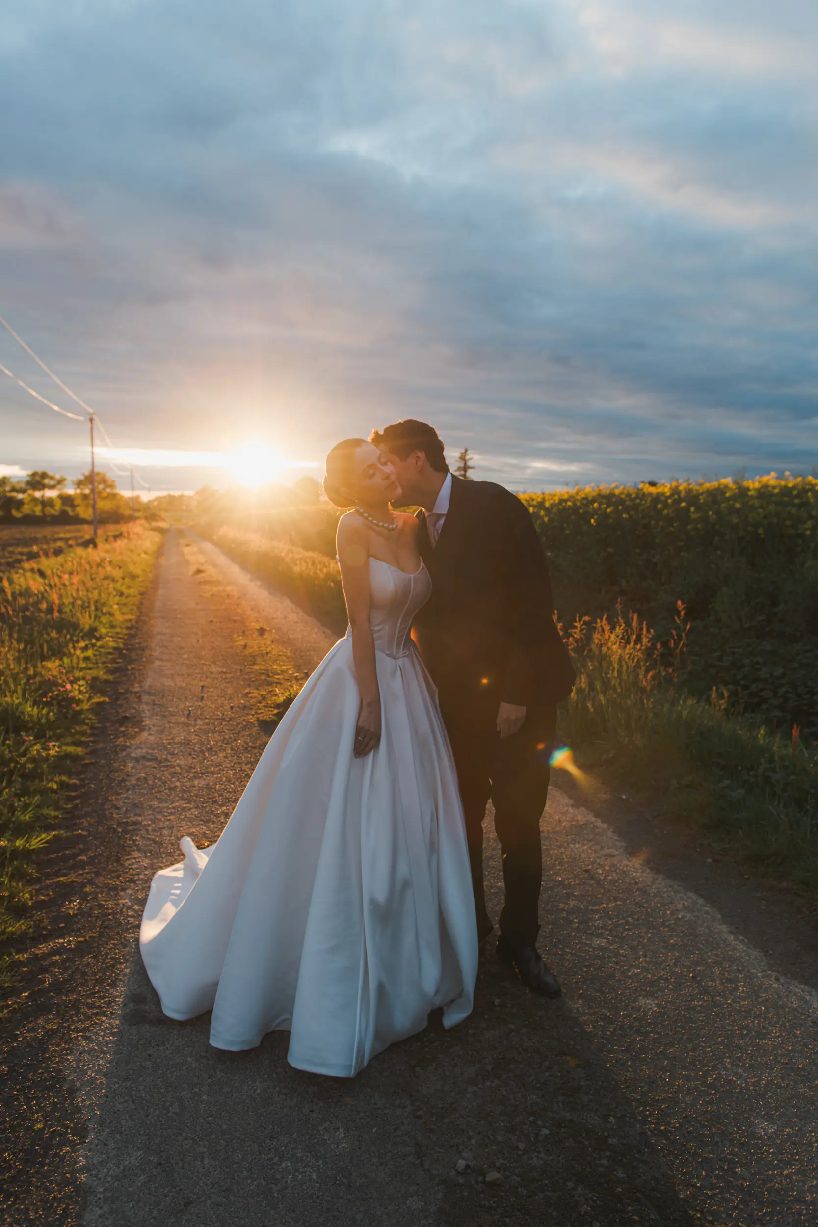 Château Challain wedding — garden