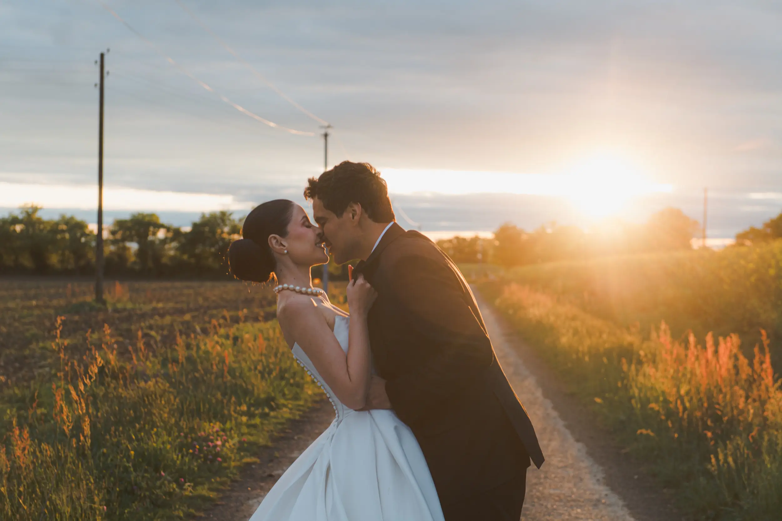 Château Challain wedding — garden