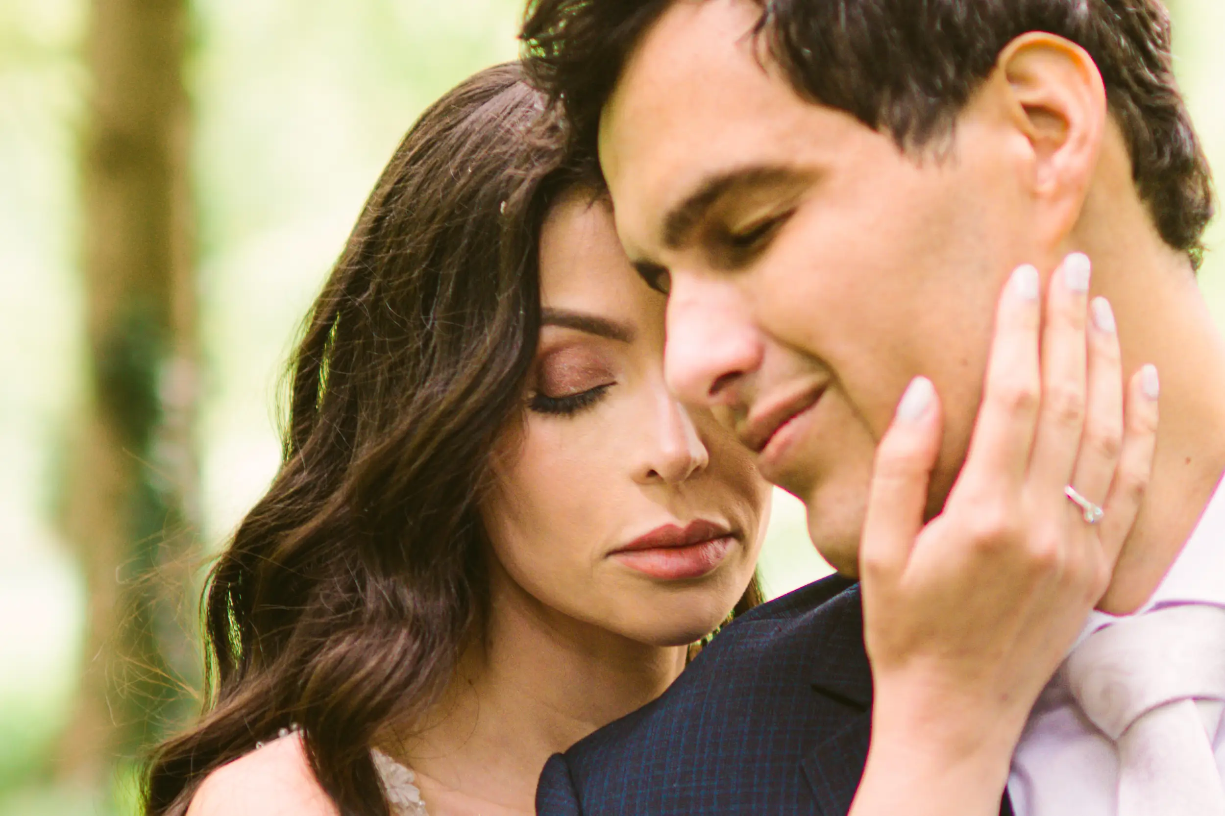 Château Challain wedding — sakura garden photoshoot