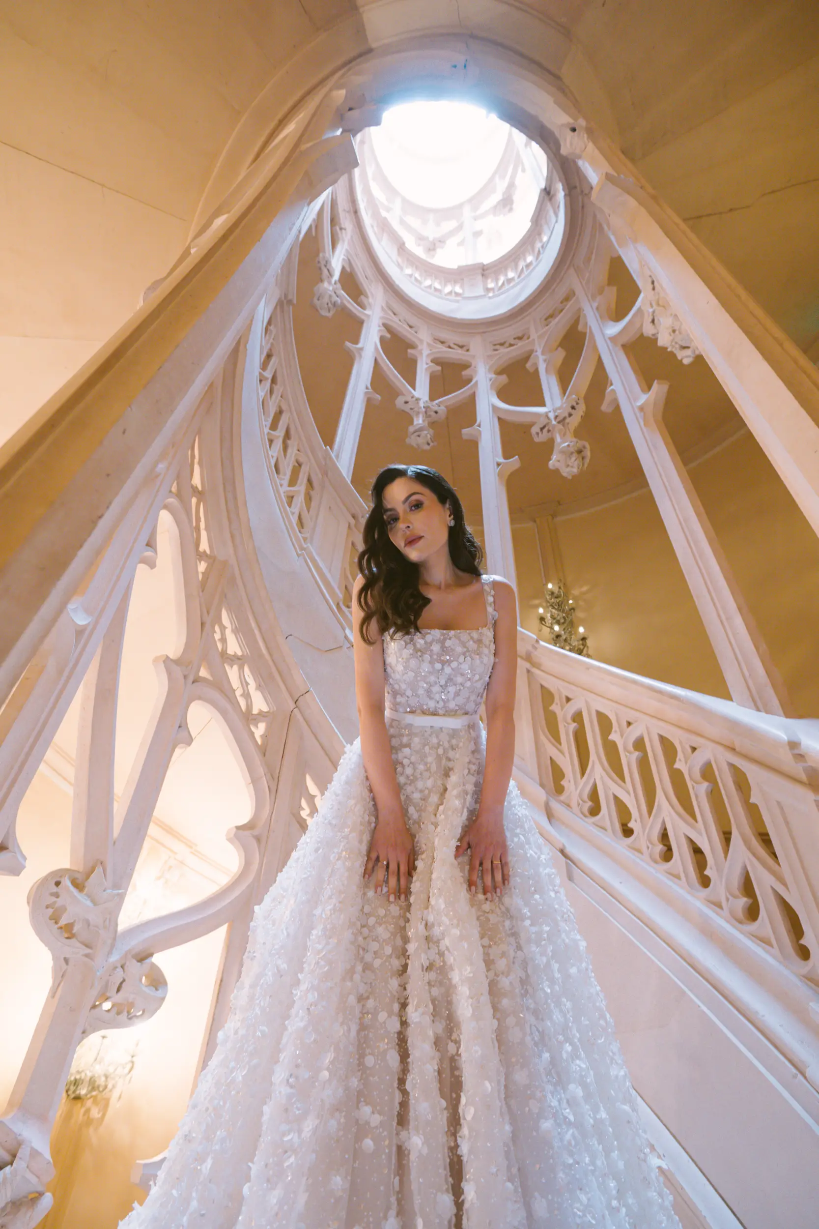 Château Challain wedding — sakura garden photoshoot