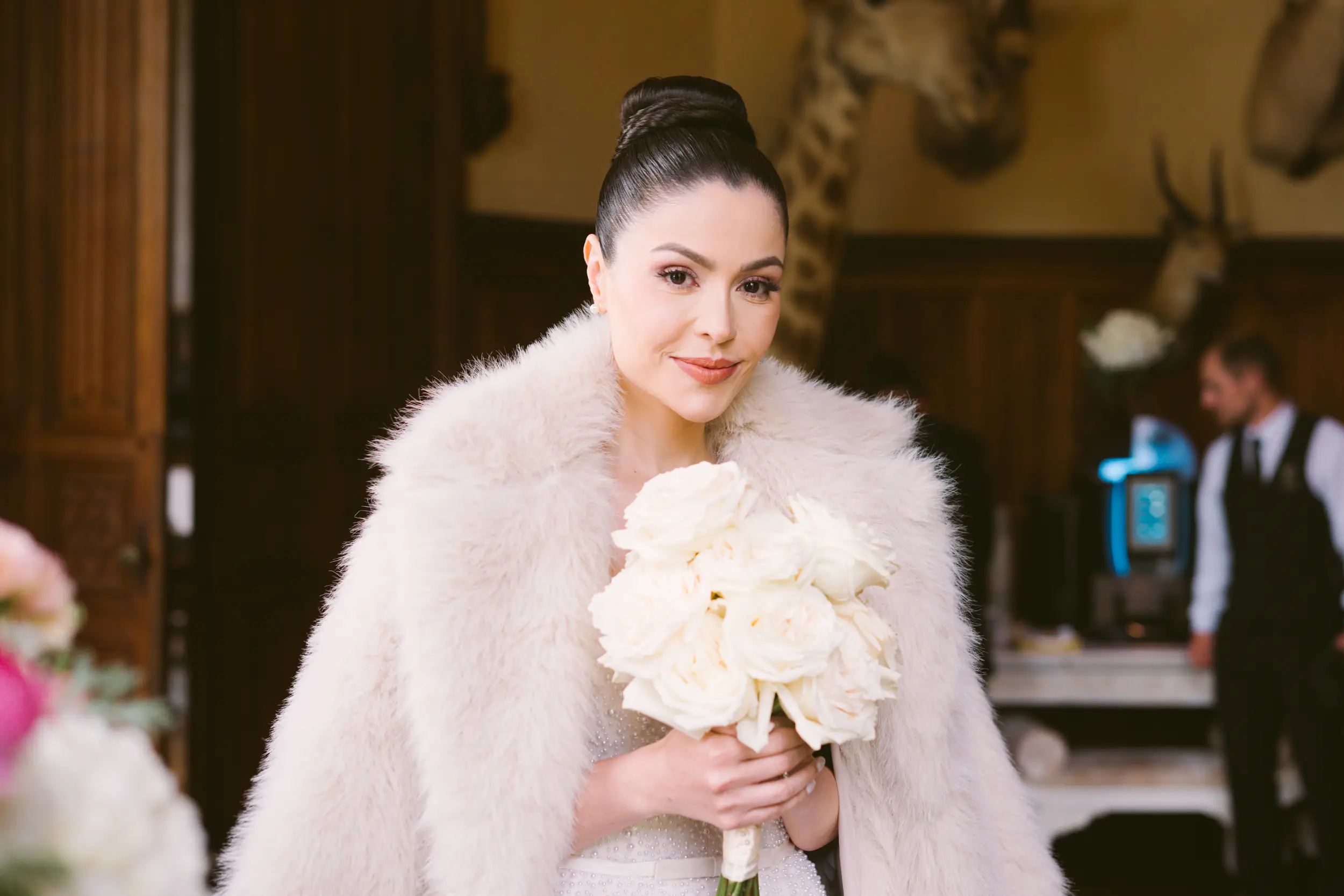 Château Challain wedding — gazebo ceremony