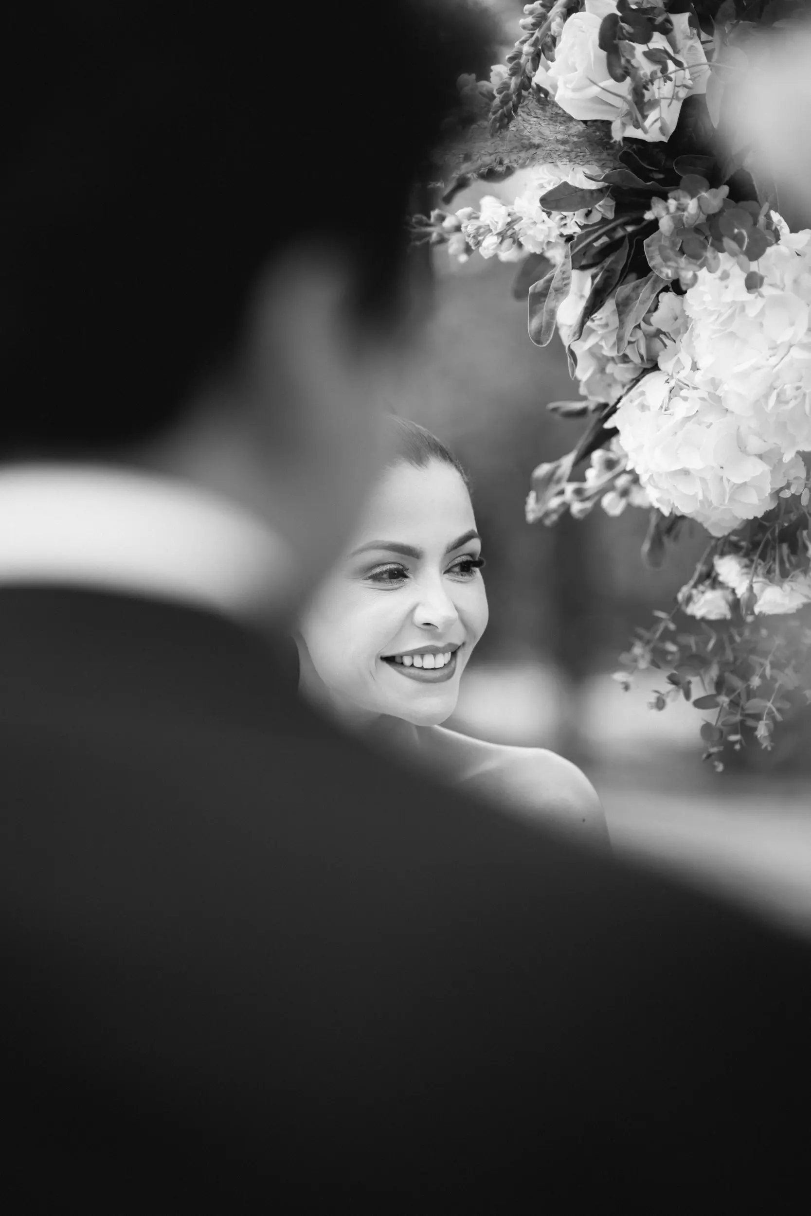 Château Challain wedding — gazebo ceremony