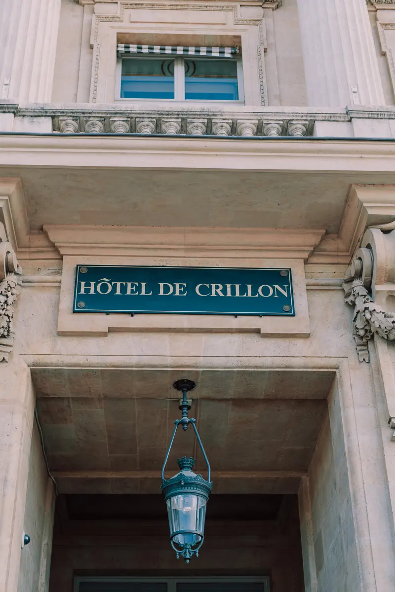 Glamorous wedding at Hotel Crillon - a celebration of love and luxury.