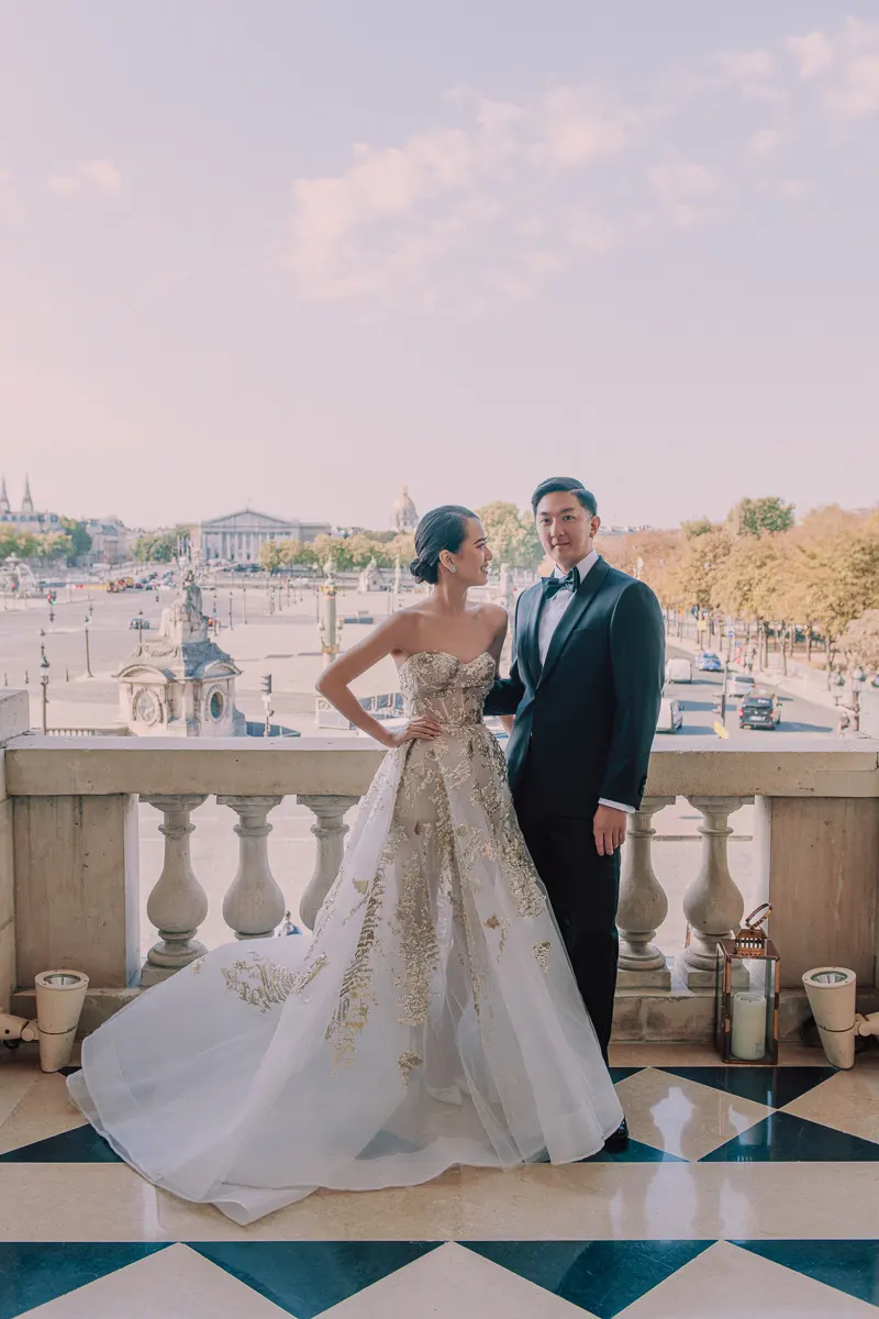 Chic wedding photographer in Paris - capturing stylish moments of love and celebration