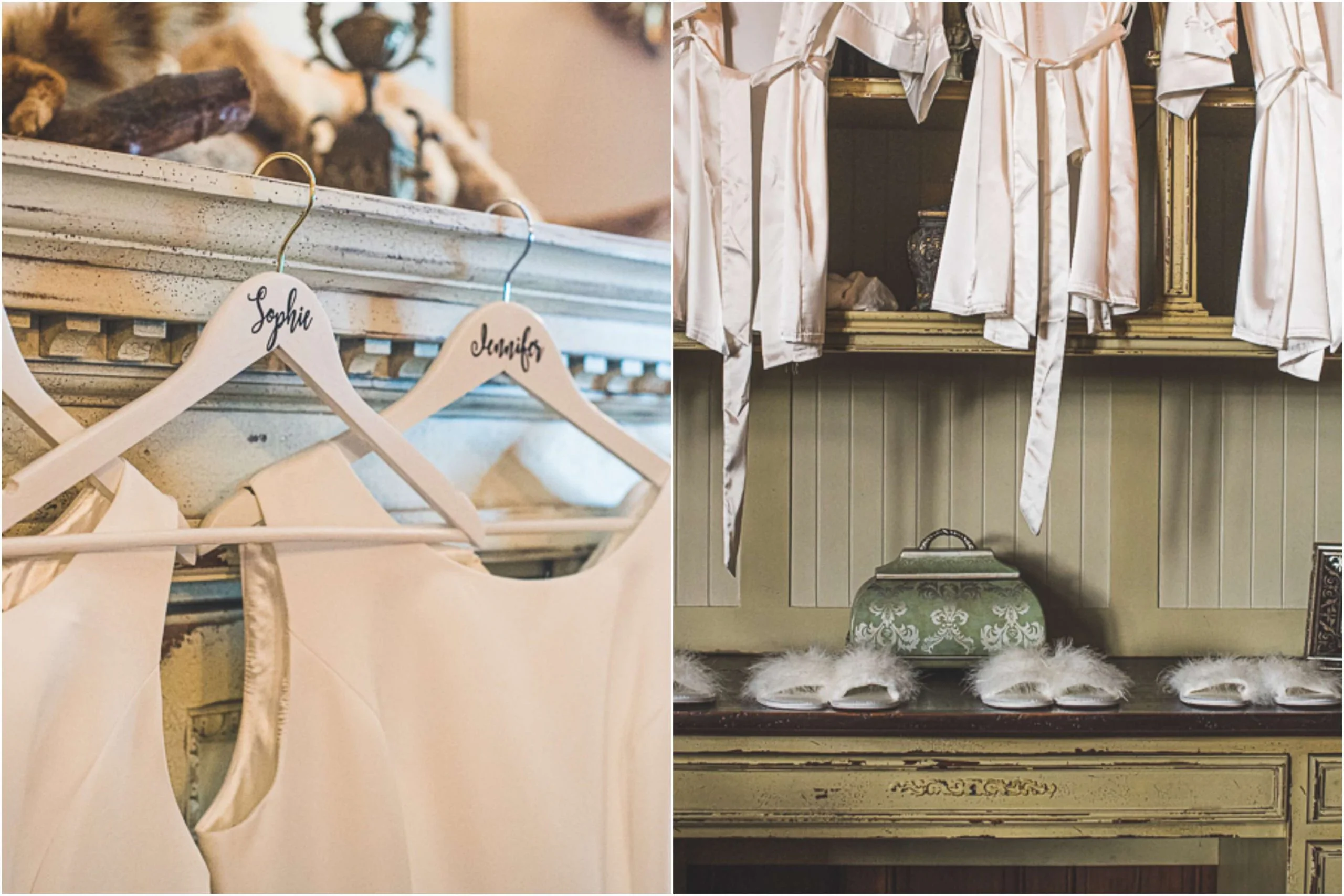 bridesmaids robes and slippers