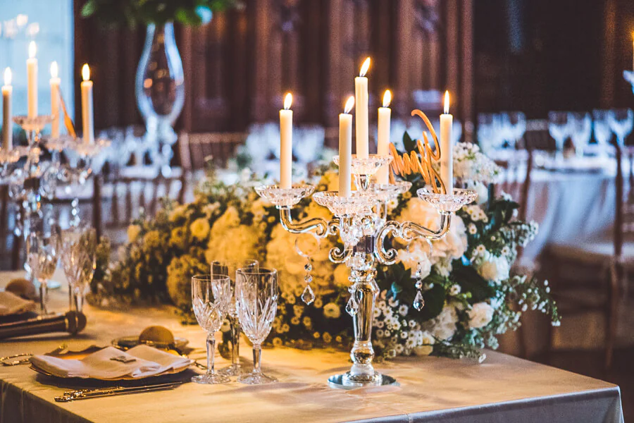wedding table centrepieces