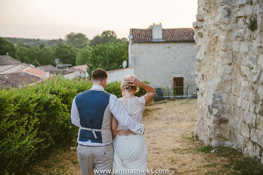 french style wedding charente