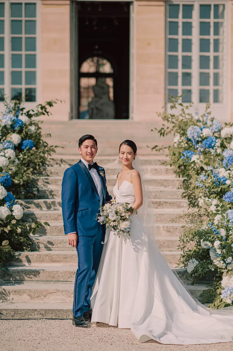 Artistic Musée Rodin wedding shots - Love's beauty amidst sculptures