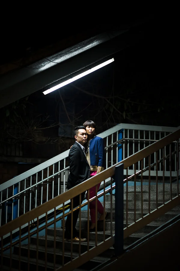 Giney and Andy during their Hong Kong engagement photo shoot