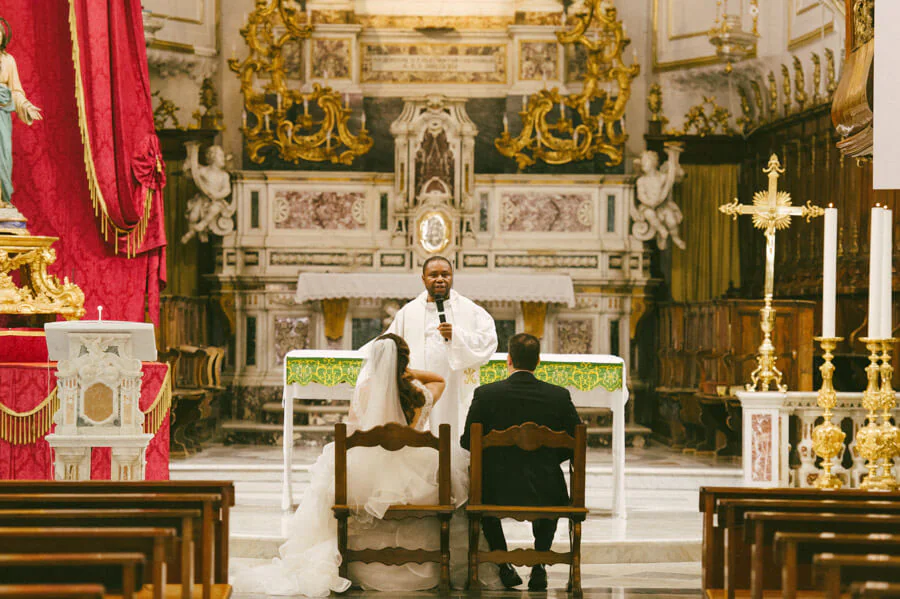 A wedding at Santa Maria Assunta in Positano