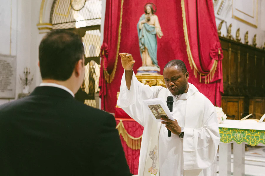 A wedding at Santa Maria Assunta in Positano