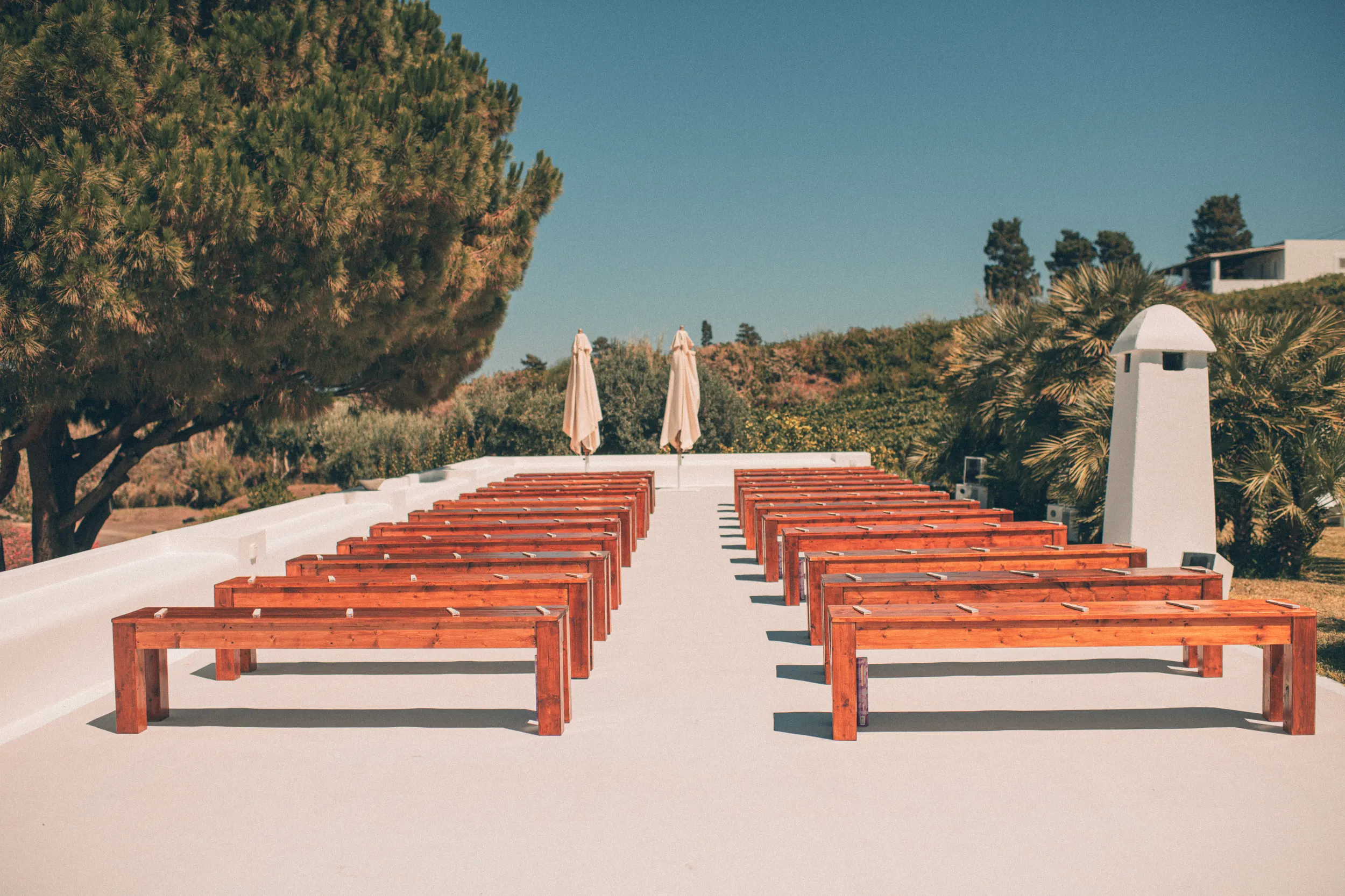 Salina wedding in Sicily at Capofaro