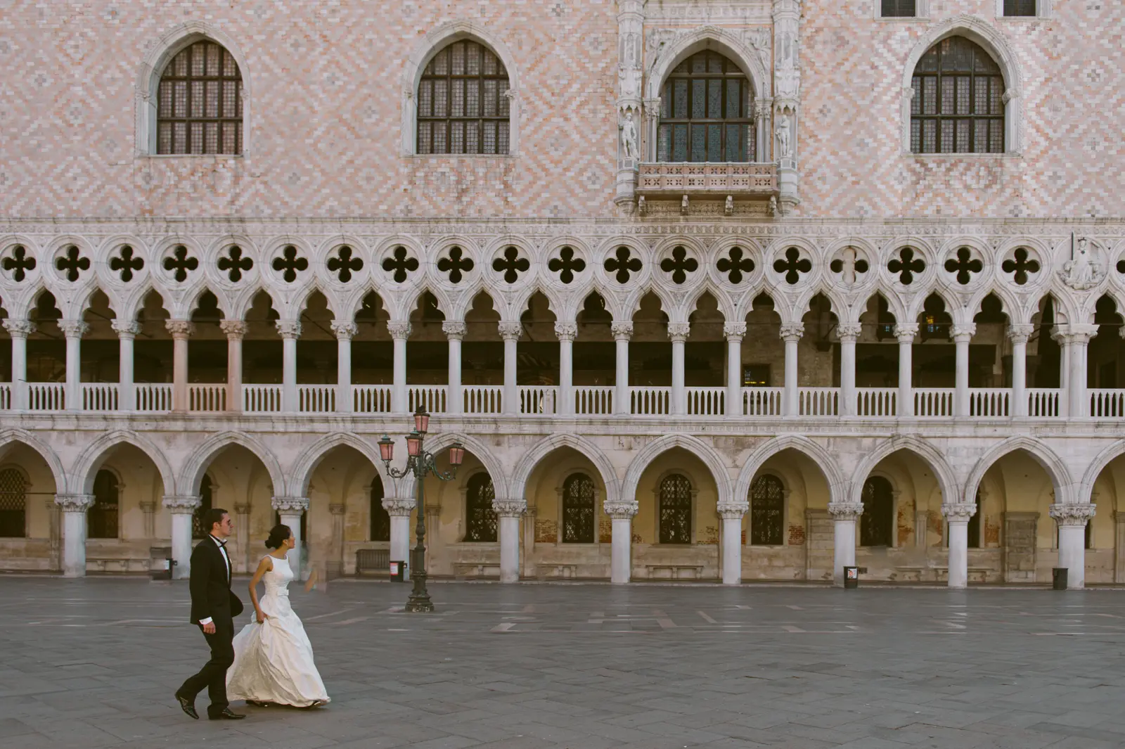 St Mark’s Square at 6:30 in the morning