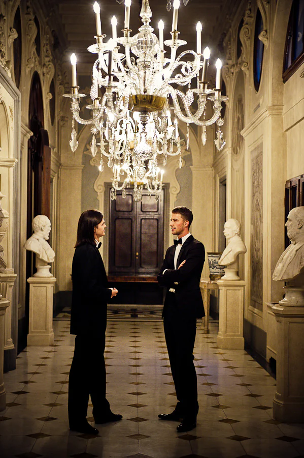 Lada and Vladimir Villa Colazzi wedding photograph 11