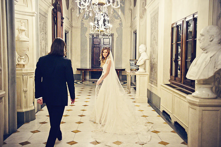 Lada and Vladimir Villa Colazzi wedding photograph 14